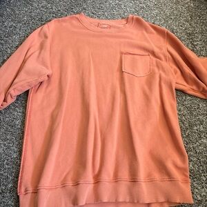Aerie Coral Crewneck Sweatshirt